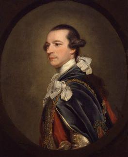 Sir Joshua Reynolds Portrait of 2nd Marquess of Rockingham oil painting picture